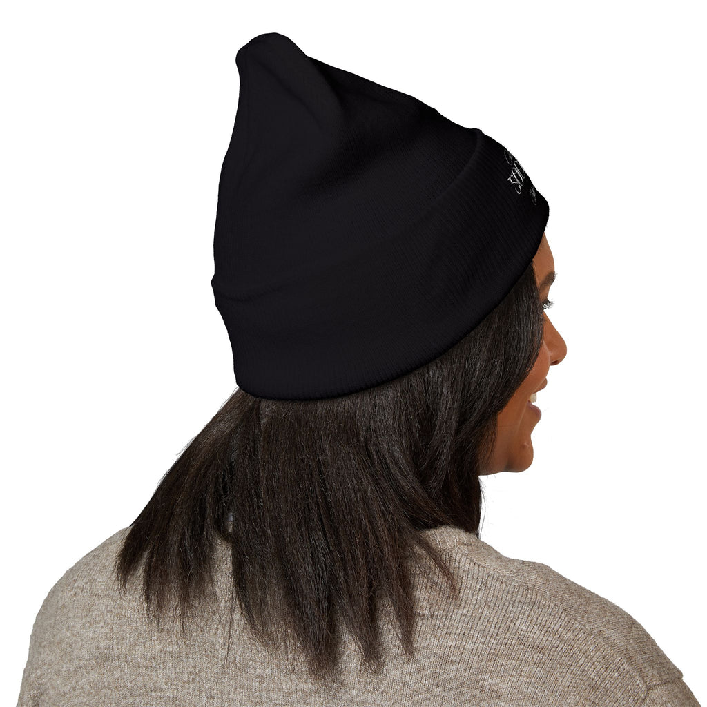 Mom Babe Anti-Social Club Beanie - White Embroidery