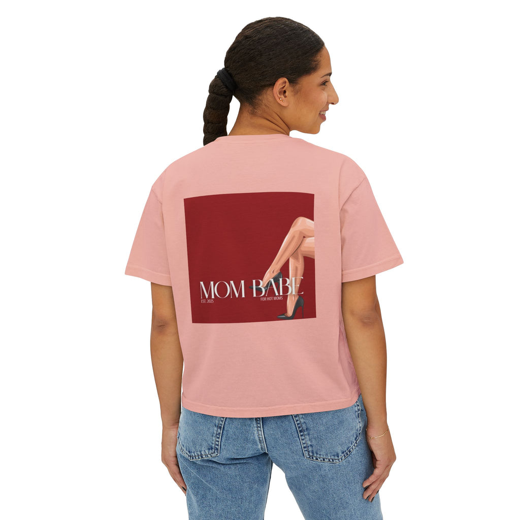 Mom Babe For Hot Moms - Black Heels Graphic Tee