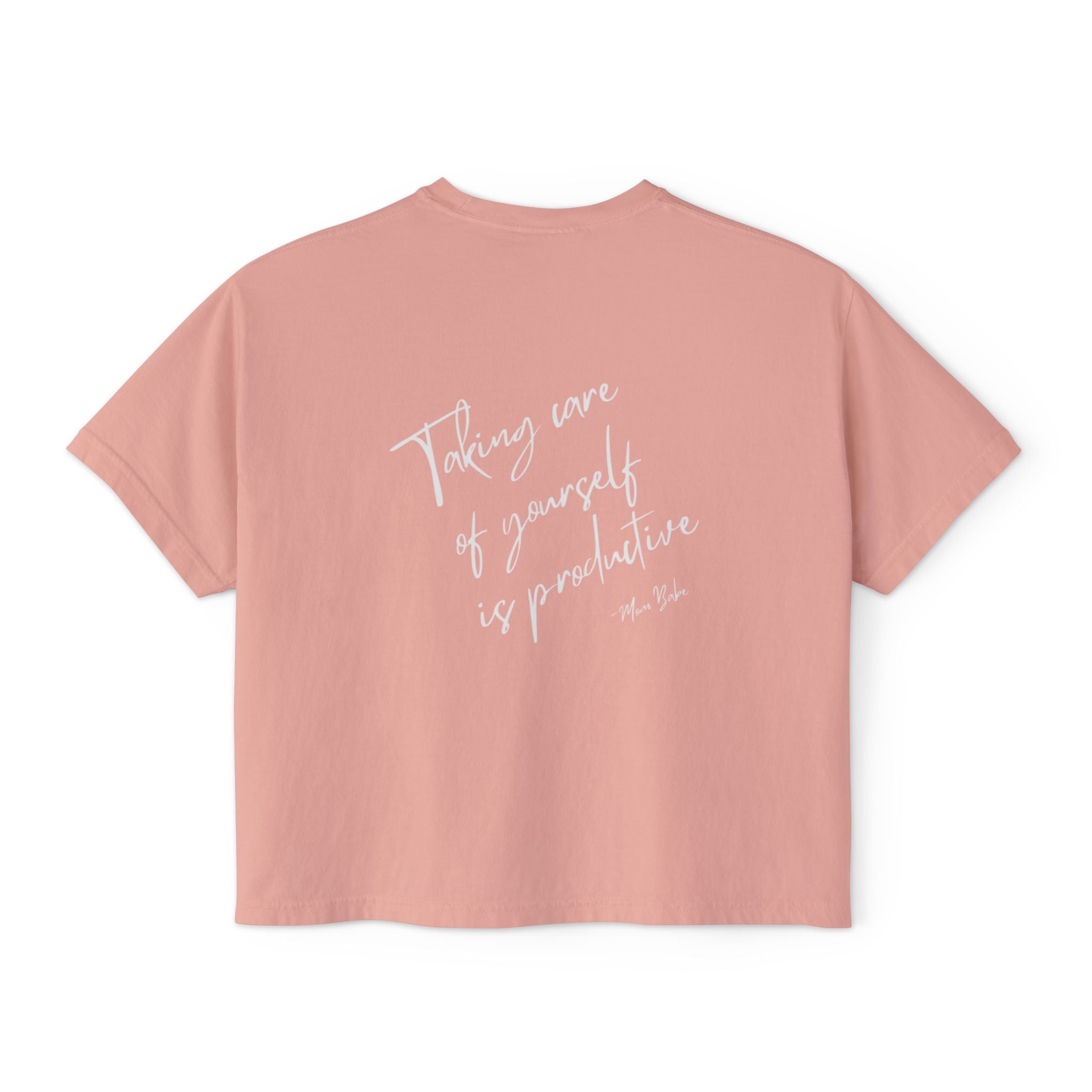 Taking Care  Of Yourself Is Productive - Script Graphic Tee