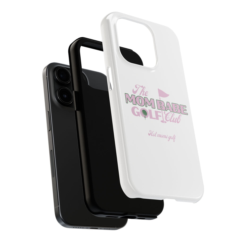 The Mom Babe Golf Club - Pink Vintage Golf Tough Phone Case