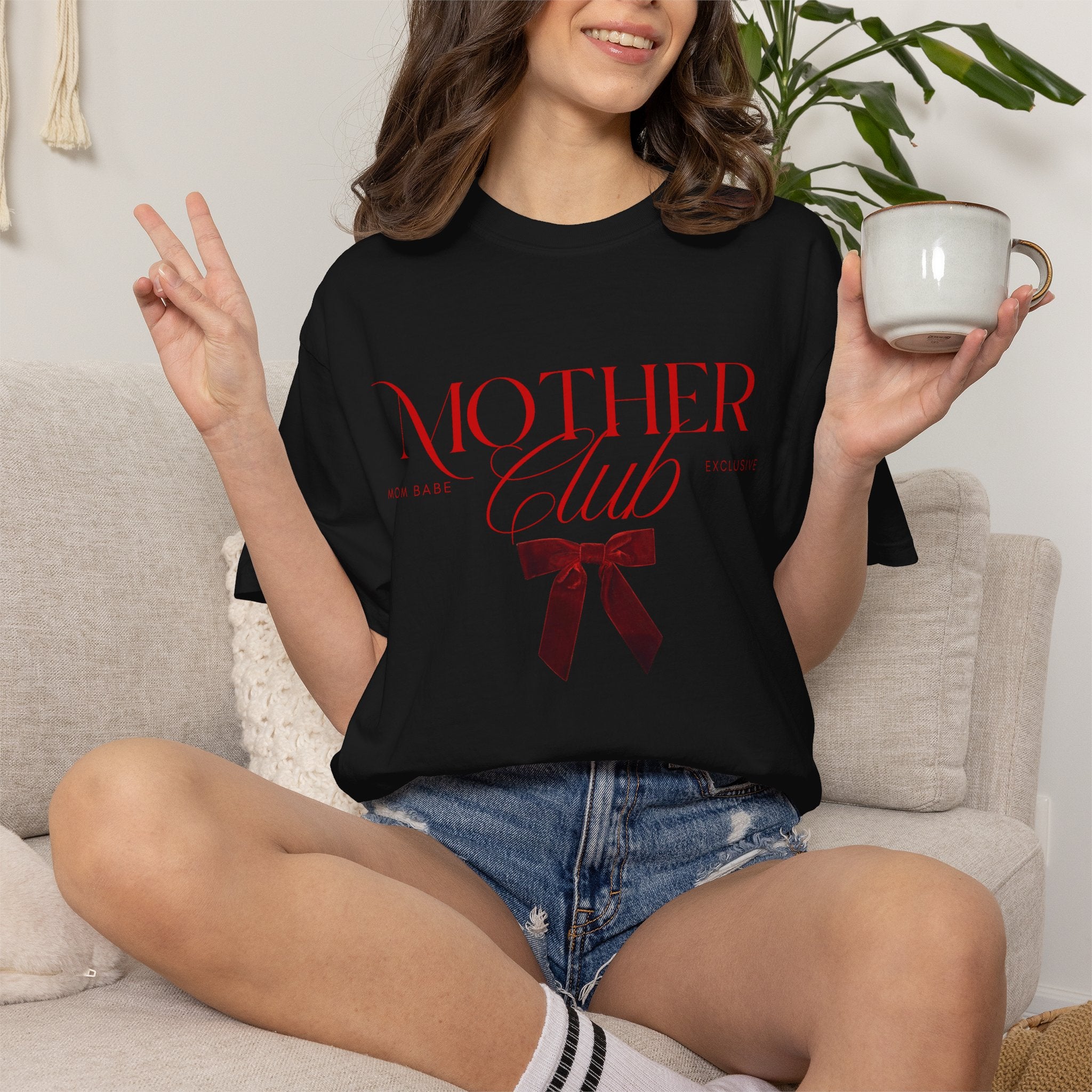 Mother Club Mom Babe Exclusive Tee - Ruby