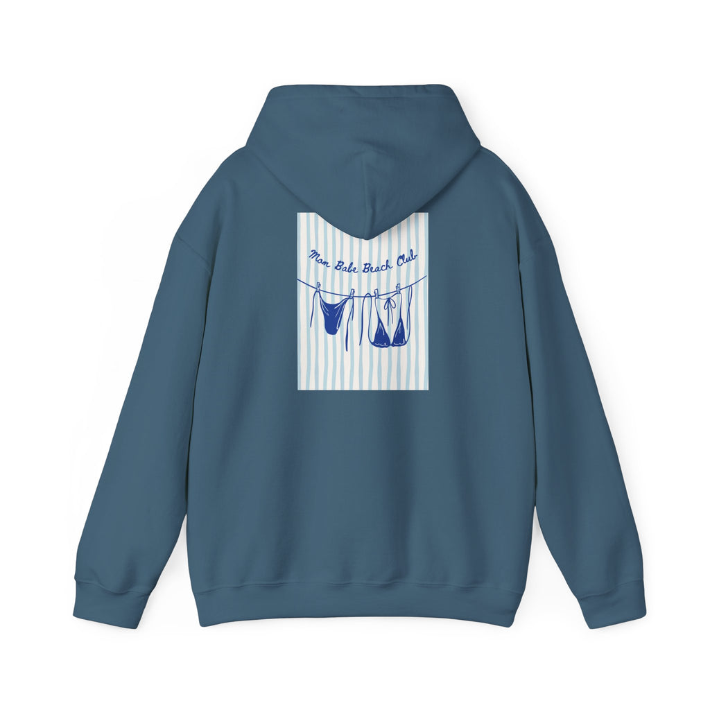 Mom Babe Beach Club - Bikini Graphic Hoodie