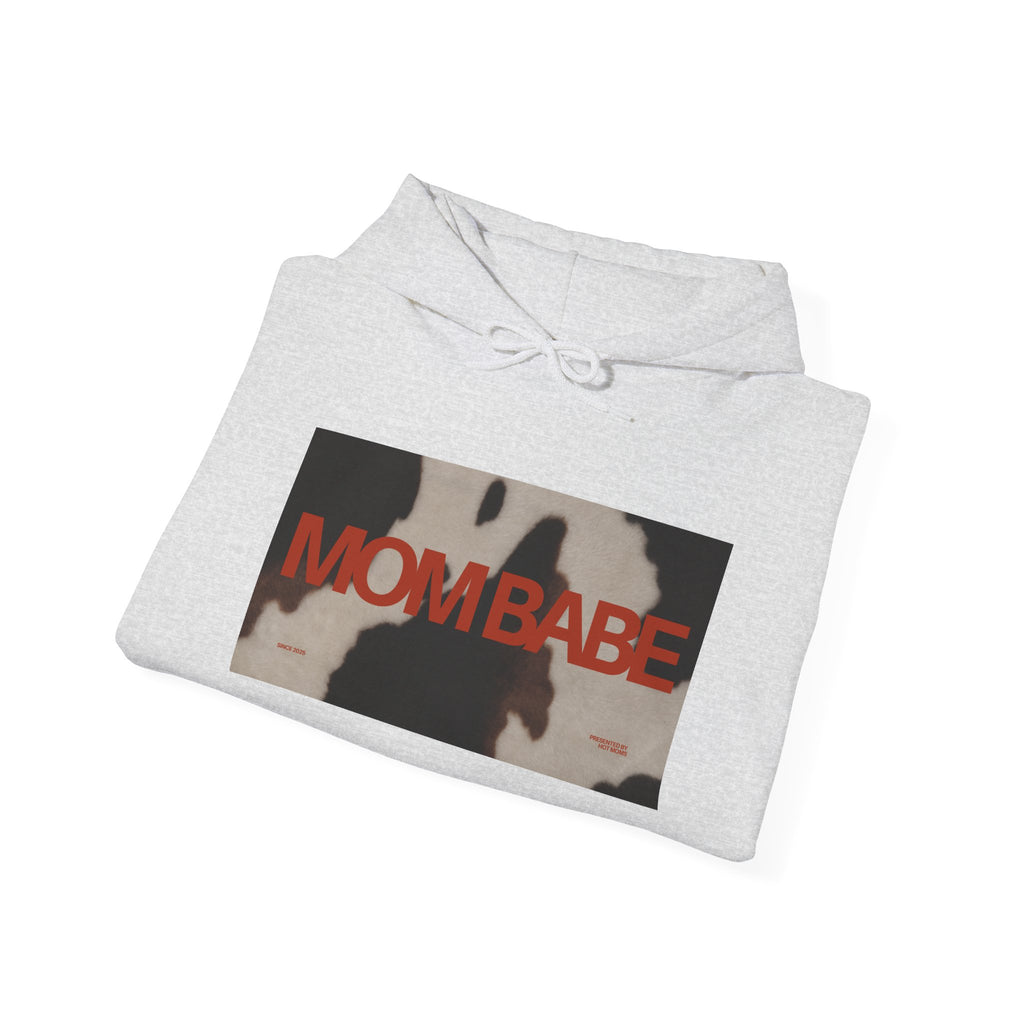 Mom Babe — Cowhide Graphic Hoodie