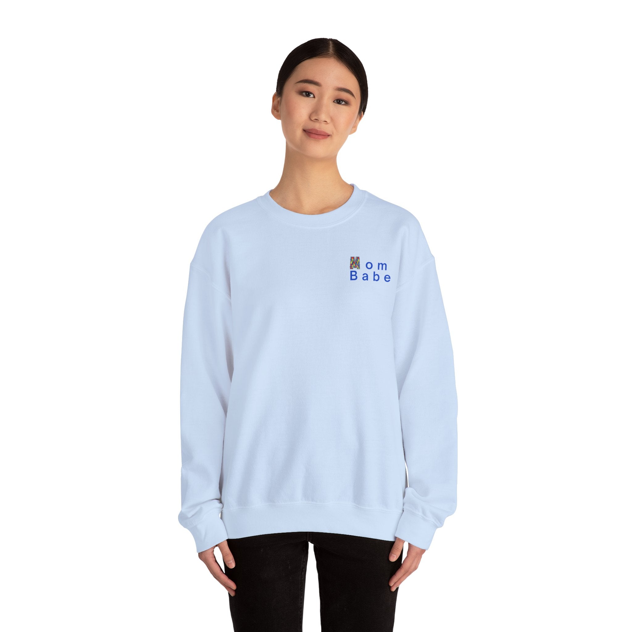 Mom Babe Autism Advocate - Graphic Sweatshirt
