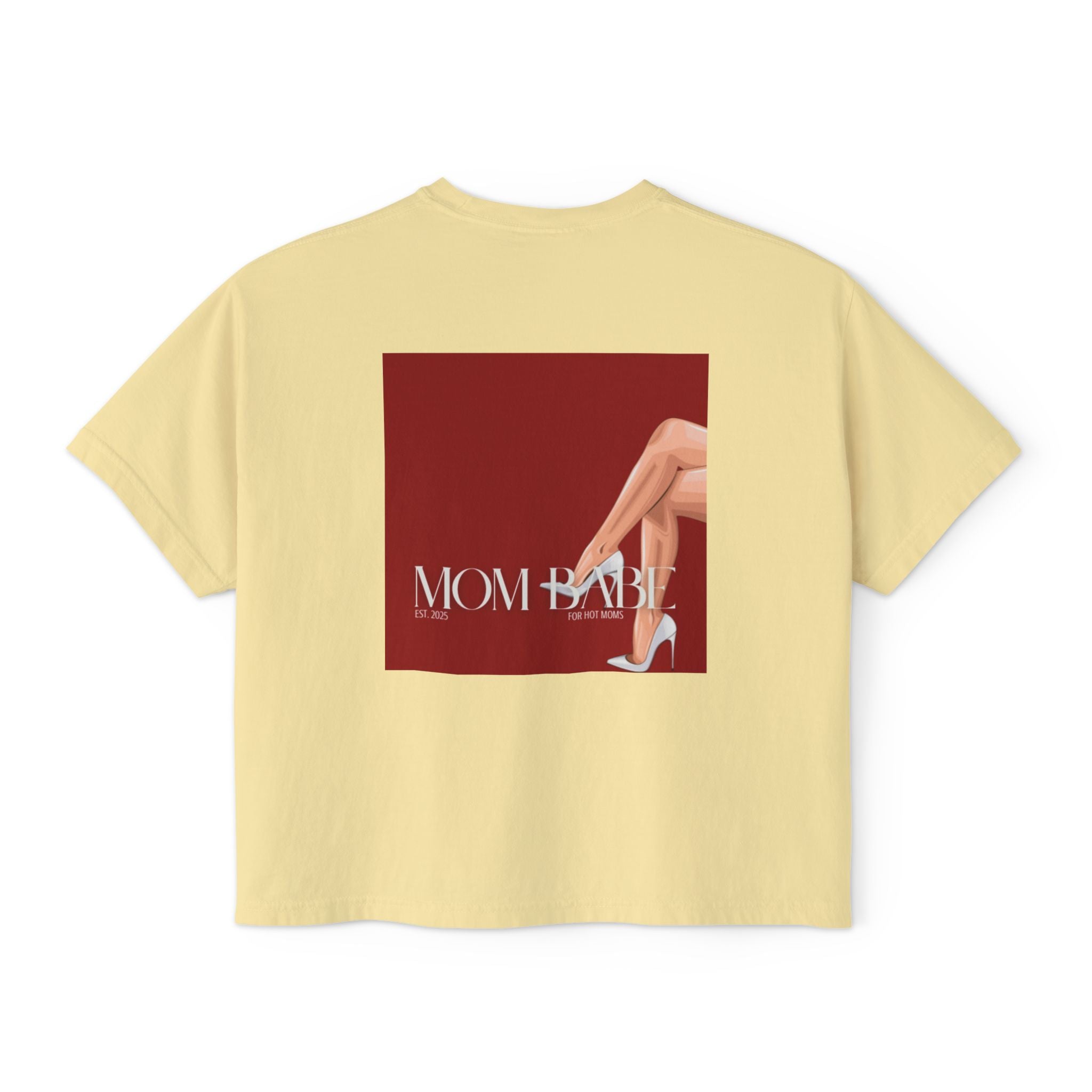Mom Babe For Hot Moms - White Heels Graphic Tee