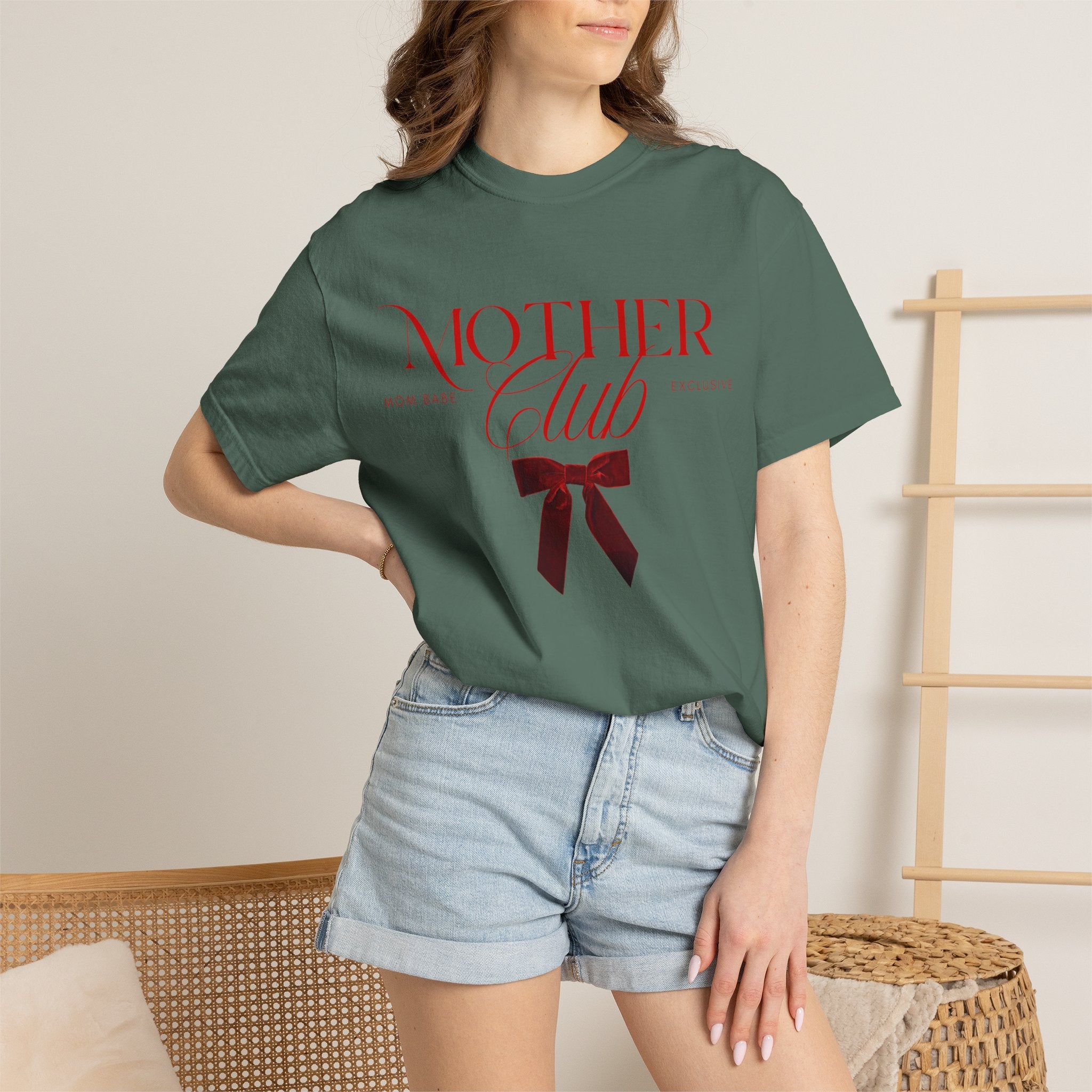 Mother Club Mom Babe Exclusive Tee - Ruby