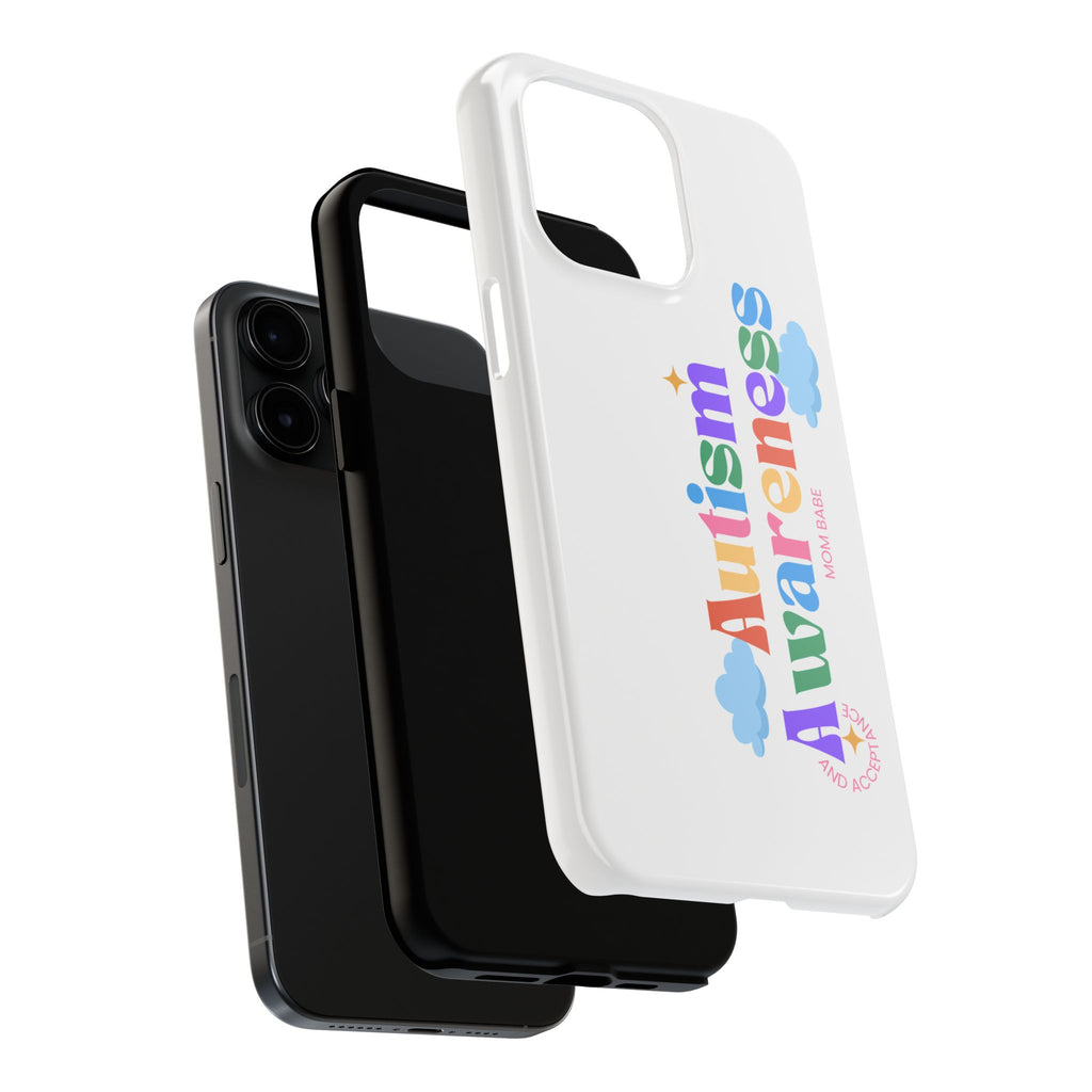 Copy of Autism Awareness and Acceptance — Checkered Heart Phone Case