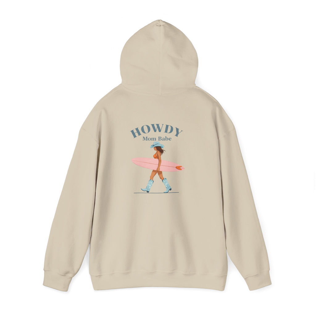 Howdy Mom Babe — Surf Girl Graphic Hoodie