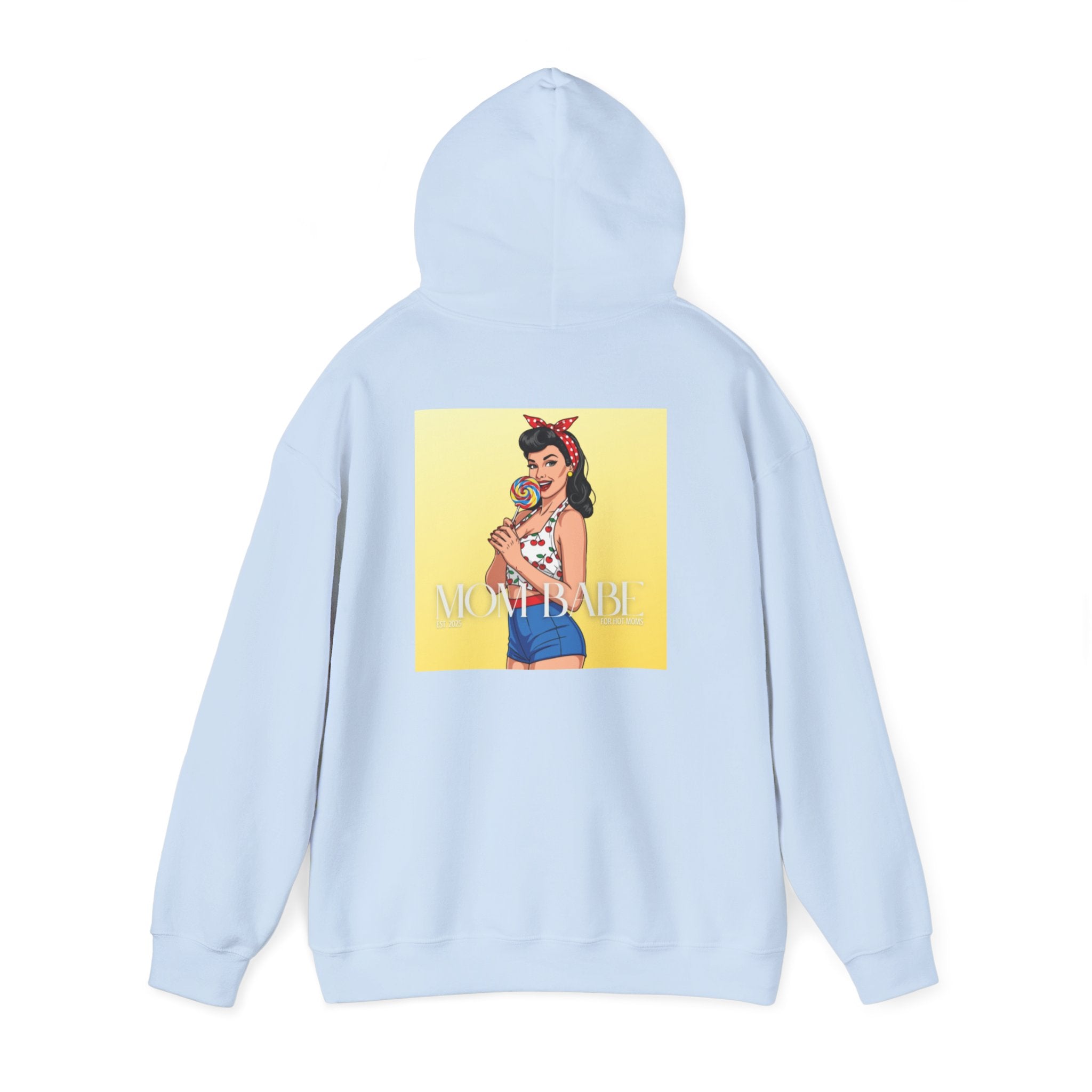 Mom Babe - For Hot Moms Pinup Graphic Hoodie