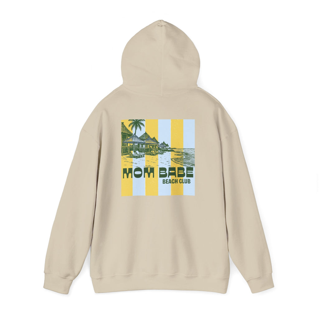Mom Babe Beach Club — Graphic Hoodie