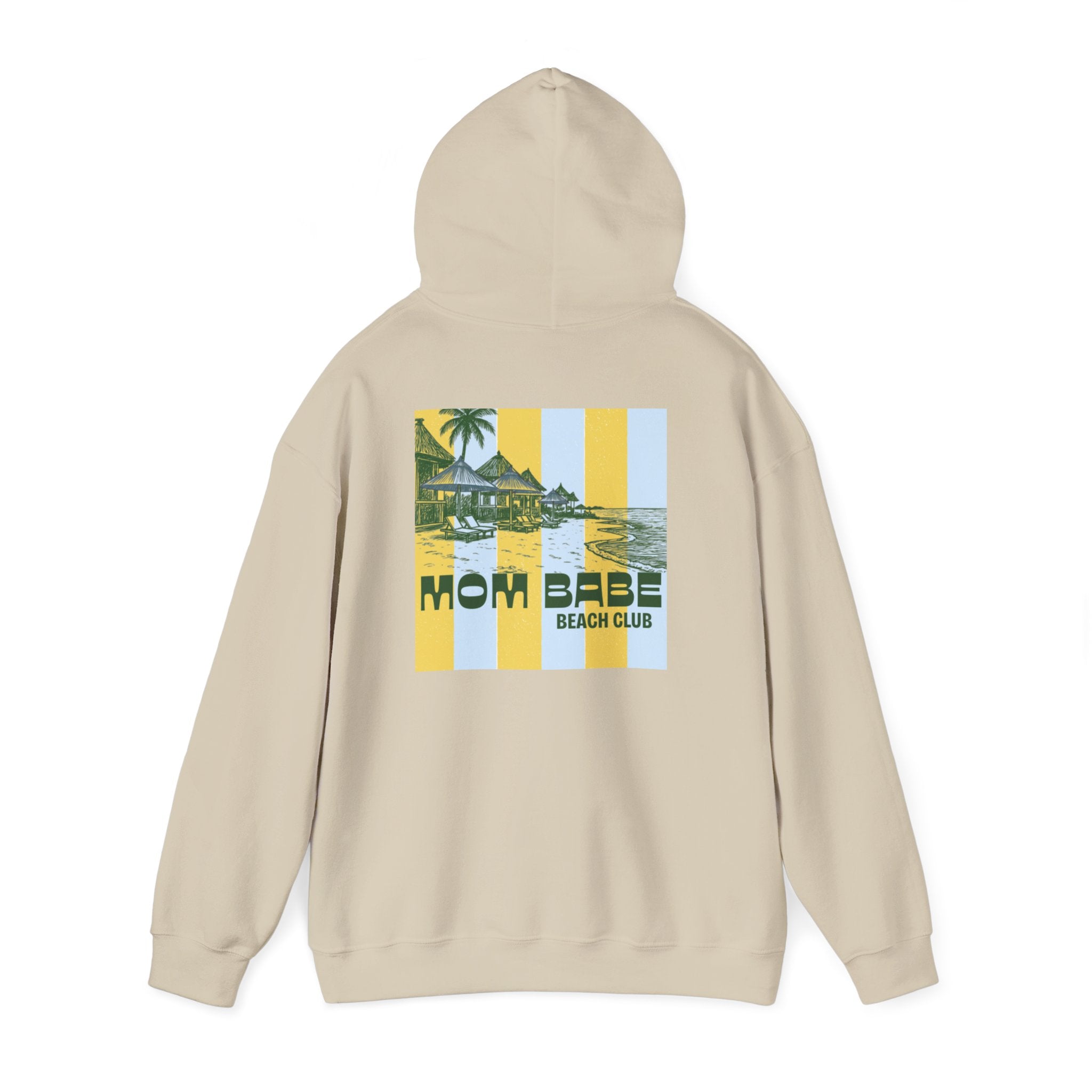 Mom Babe Beach Club — Graphic Hoodie