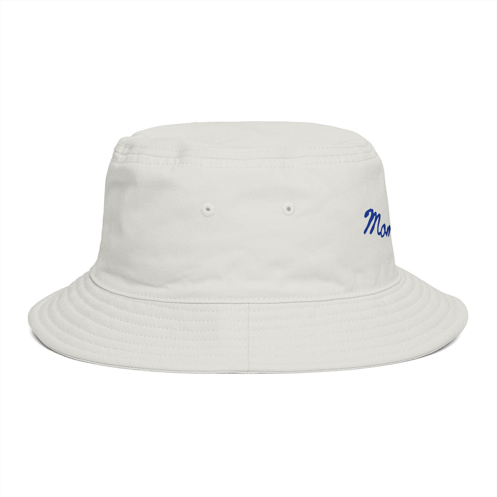 Mom Babe Bucket Hat — Blue Embroidery
