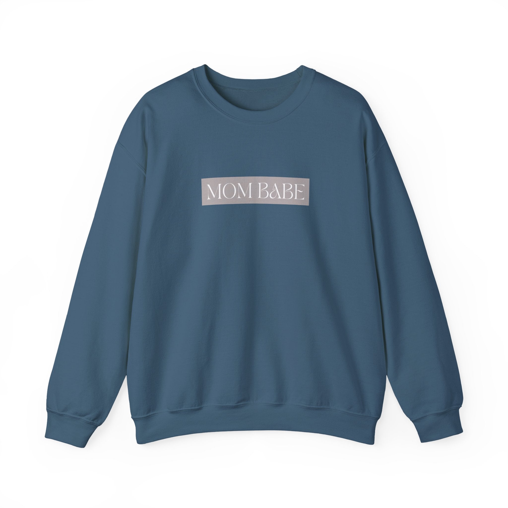 Pilates Mom Babe Club — Workout Graphic Sweatshirt (White Print)