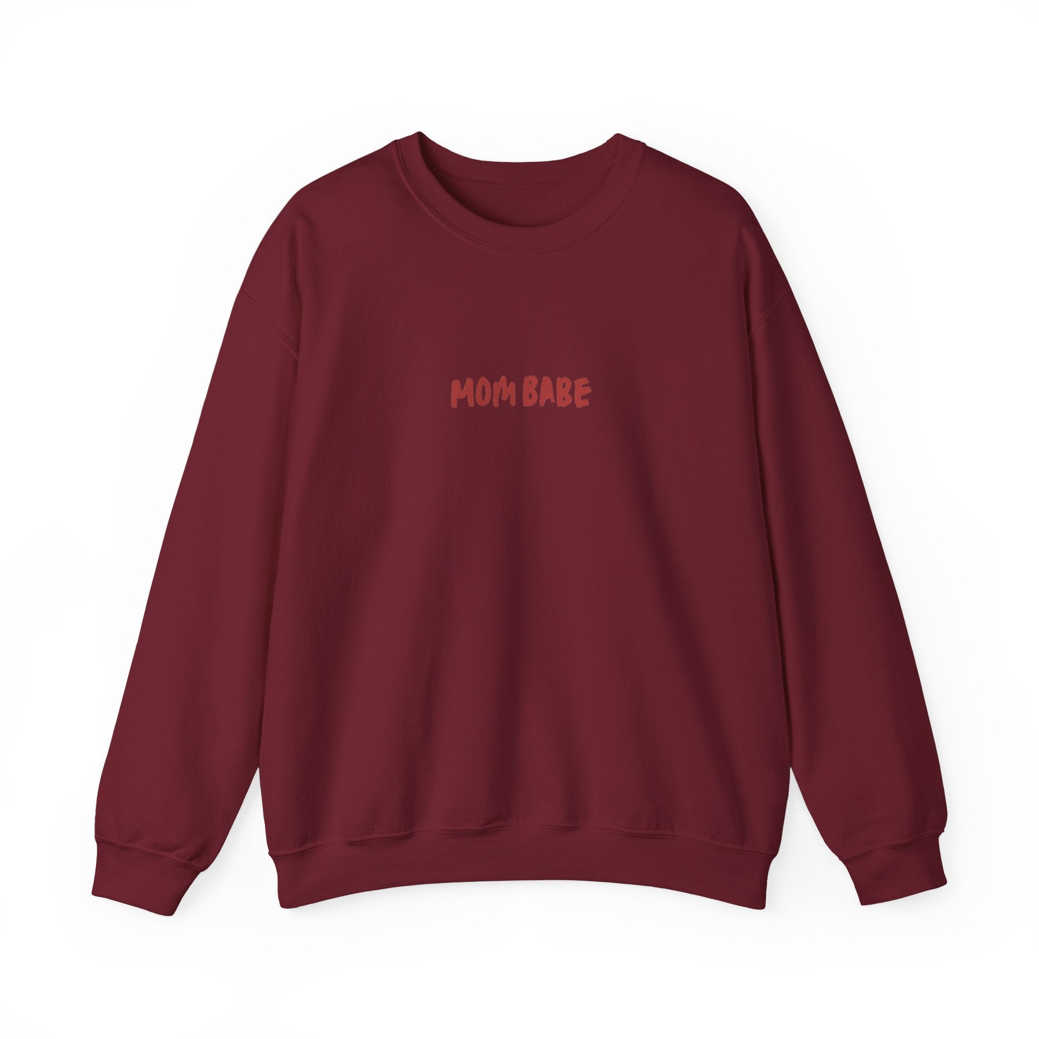All Mom Babes Need - Graphic Check Sweatshirt