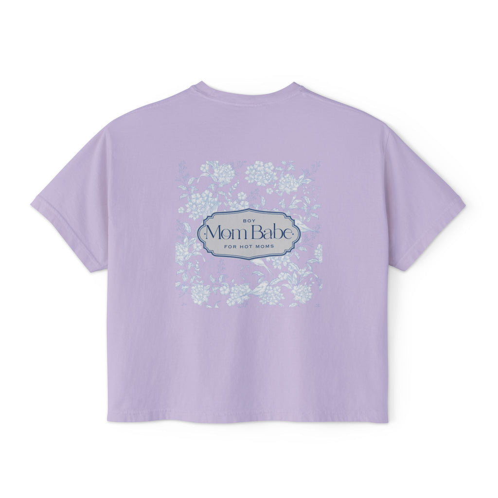 Boy Mom Babe - Floral Graphic Tee