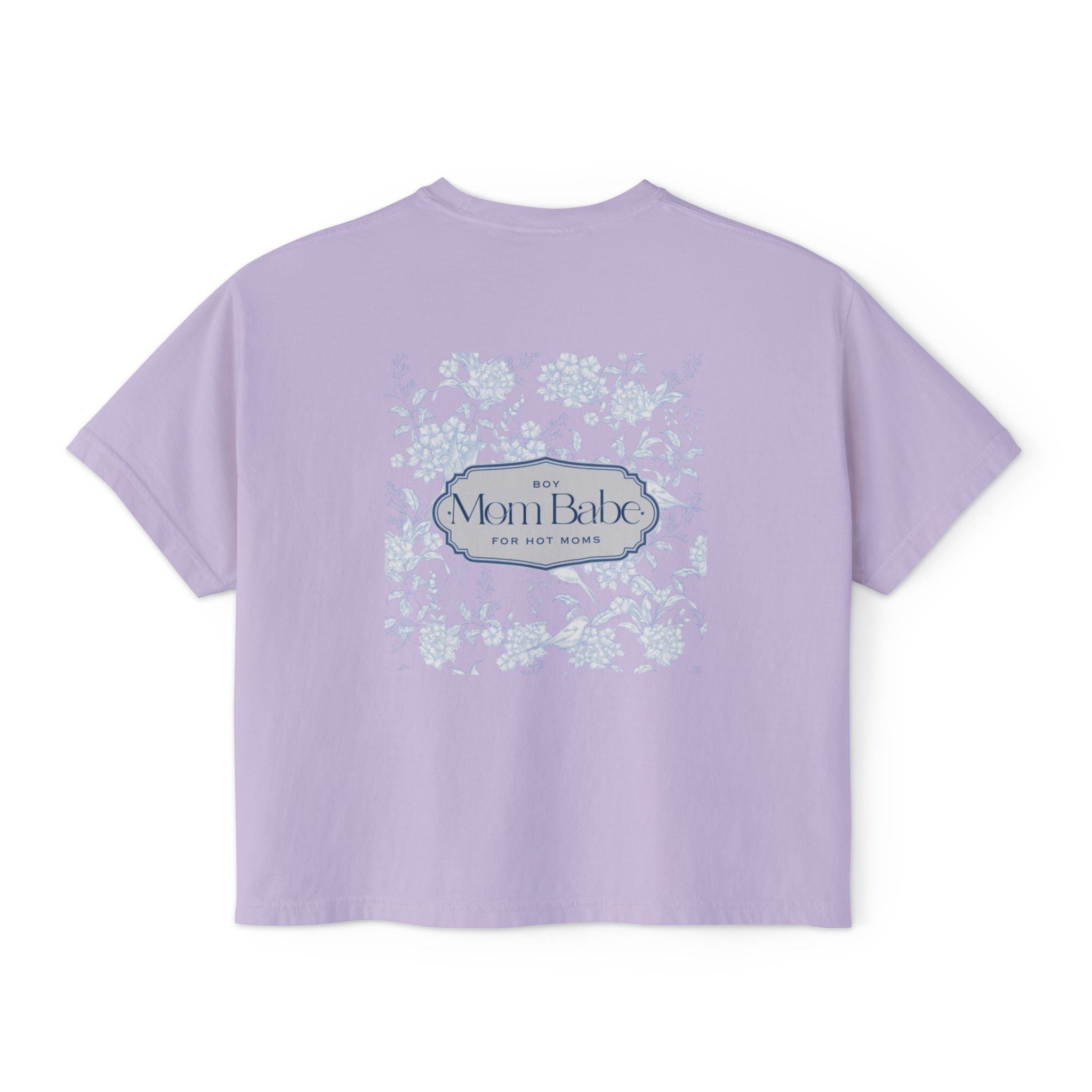 Boy Mom Babe - Floral Graphic Tee