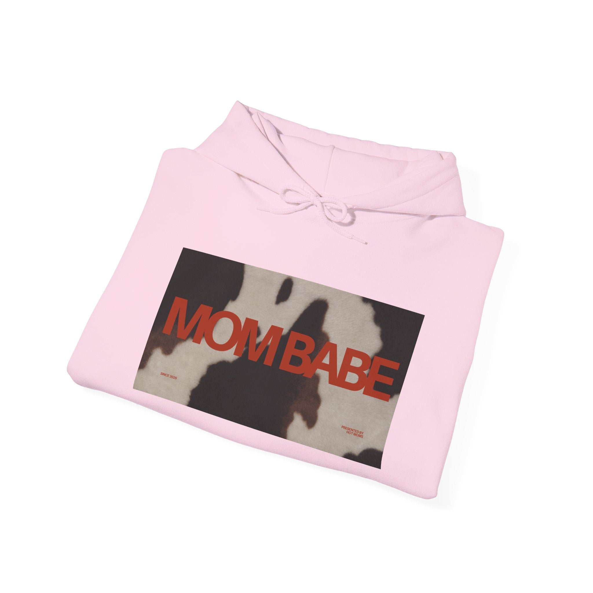 Mom Babe — Cowhide Graphic Hoodie
