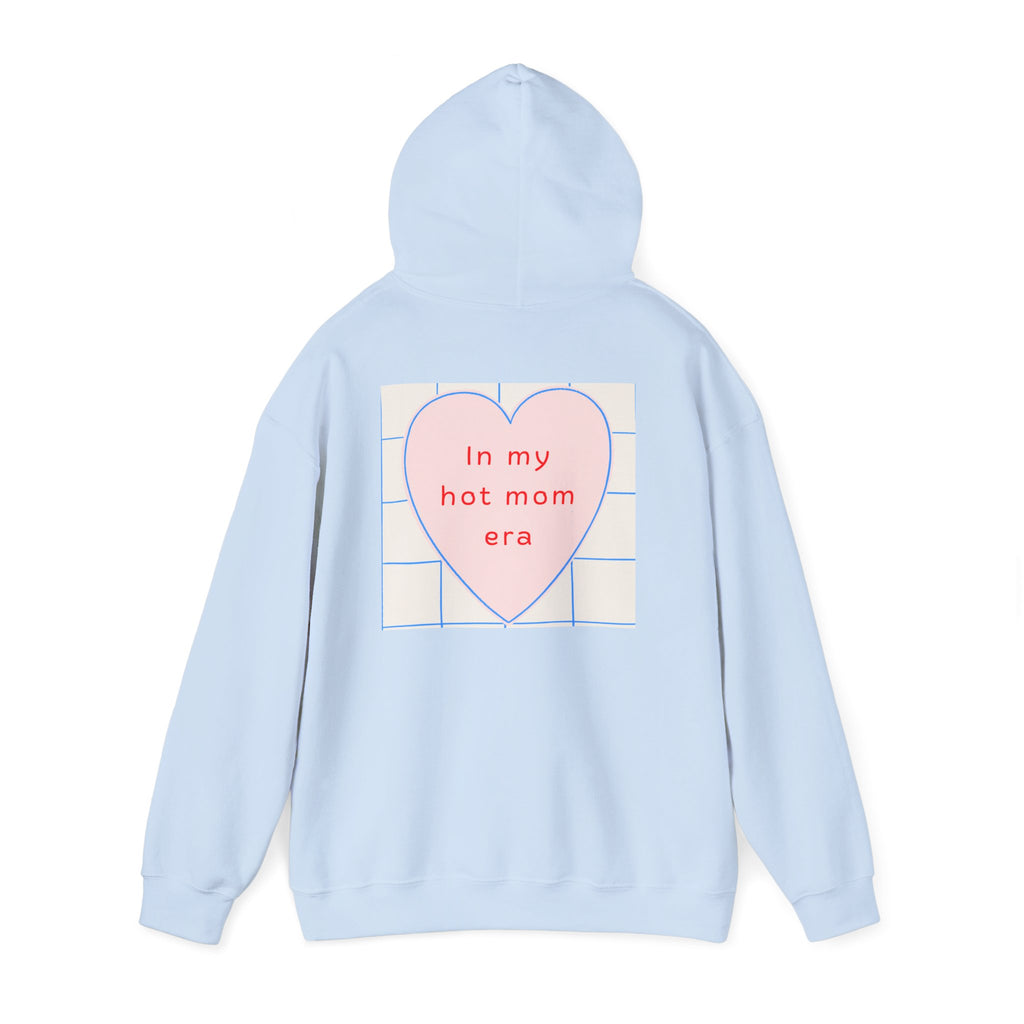 In My Hot Mom Era - Heart Graphic Hoodie