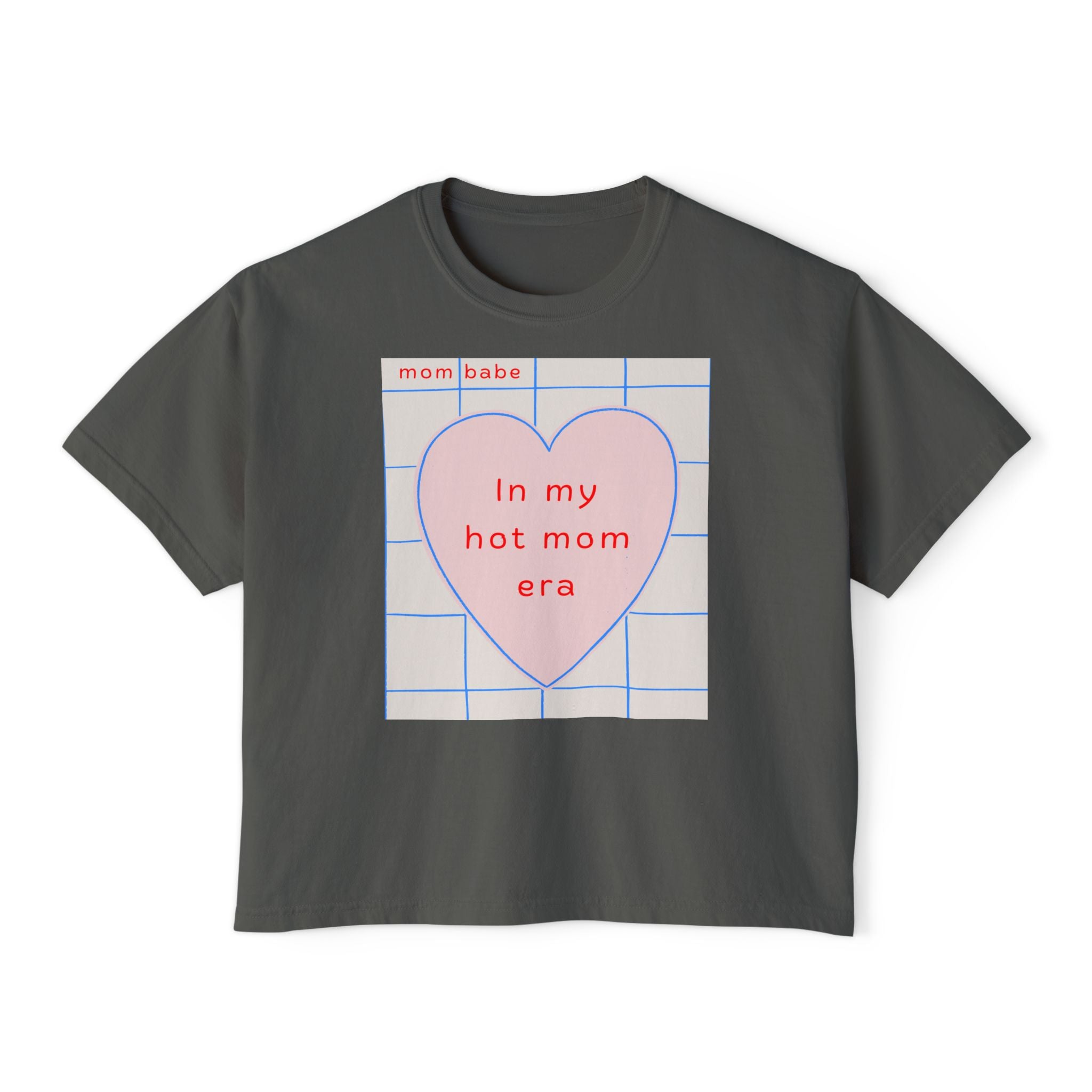 Copy of In My Hot Mom Era Front Print - Heart Graphic Tee