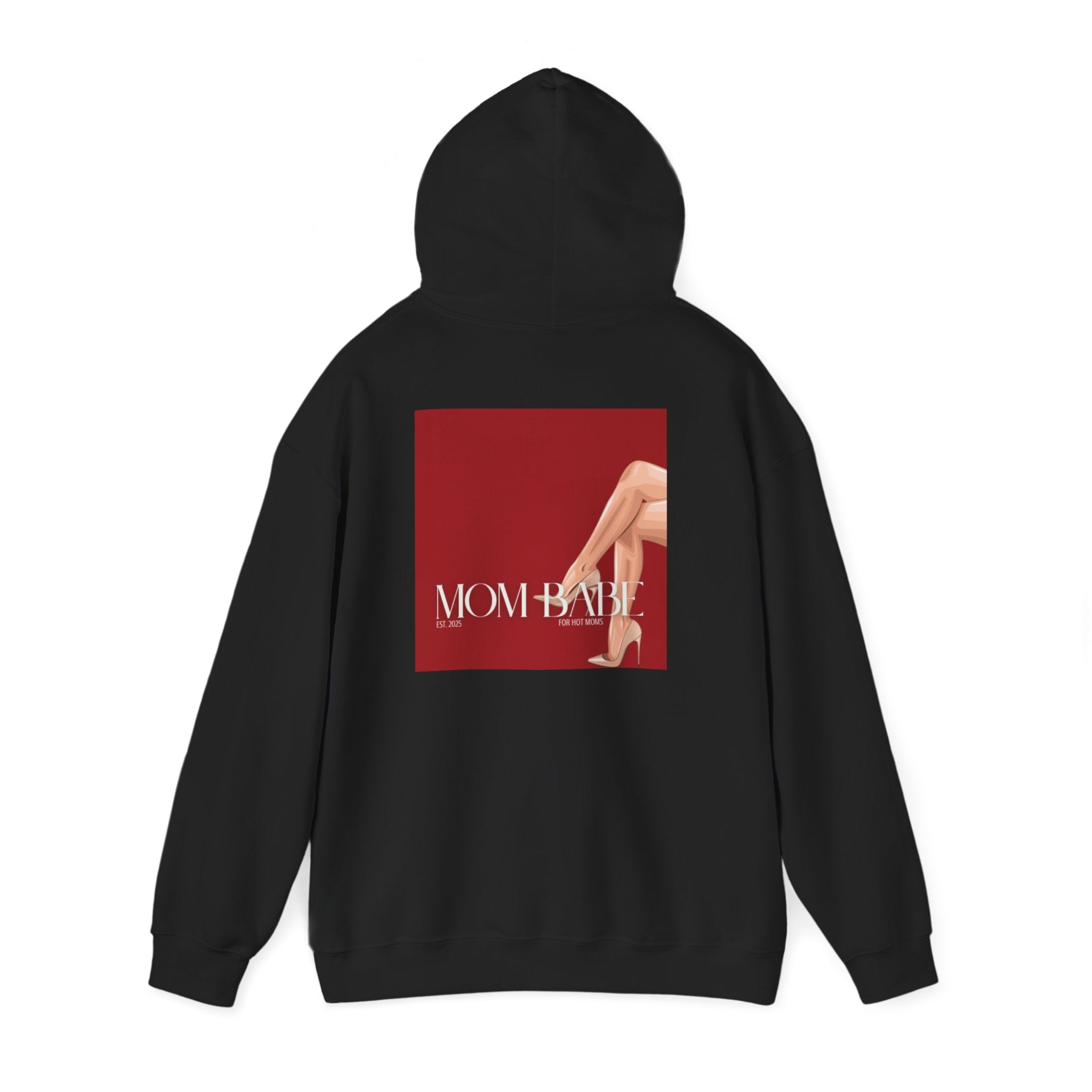 Mom Babe For Hot Moms - Beige Heels Graphic Hoodie