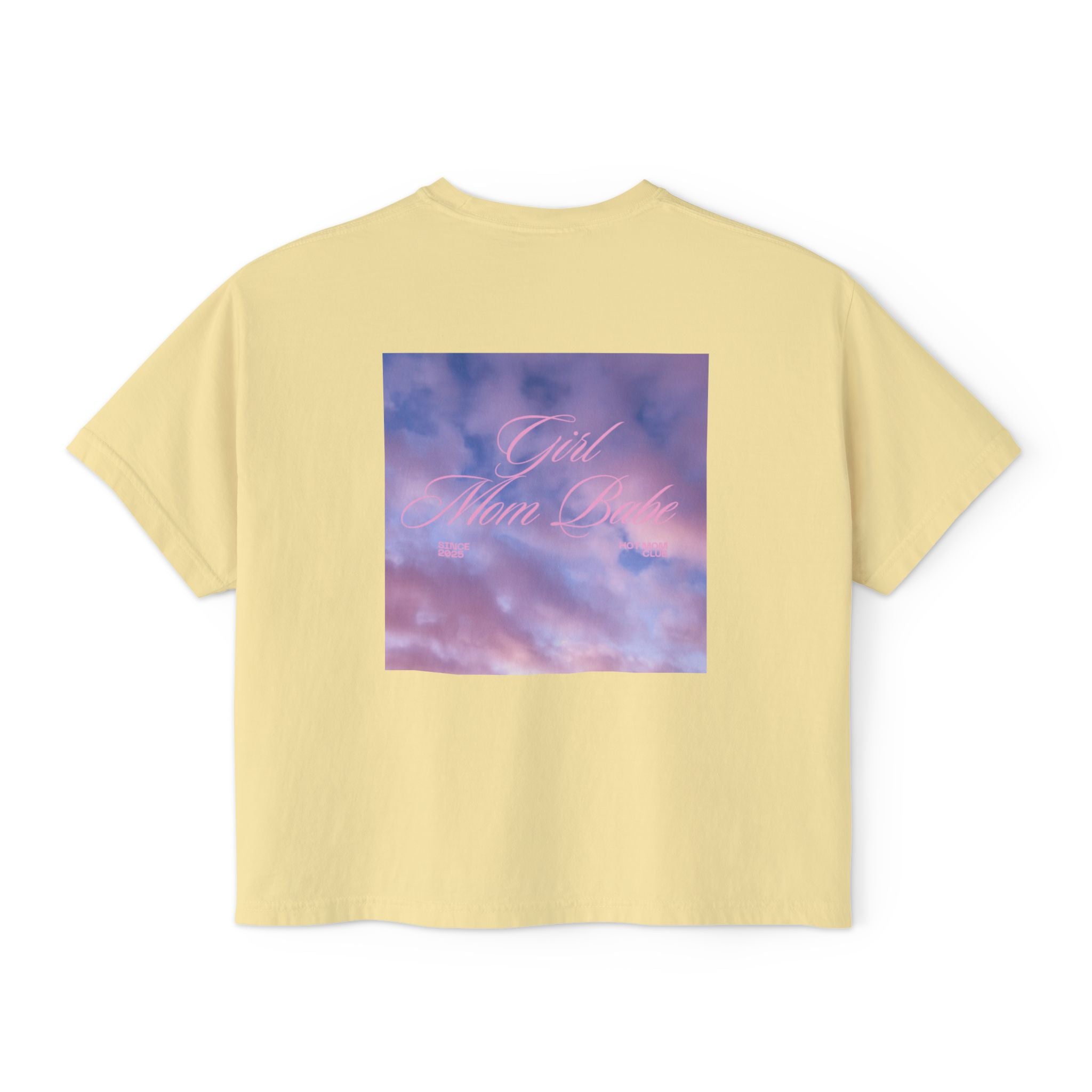 Girl Mom Babe - Cloudy Graphic Tee