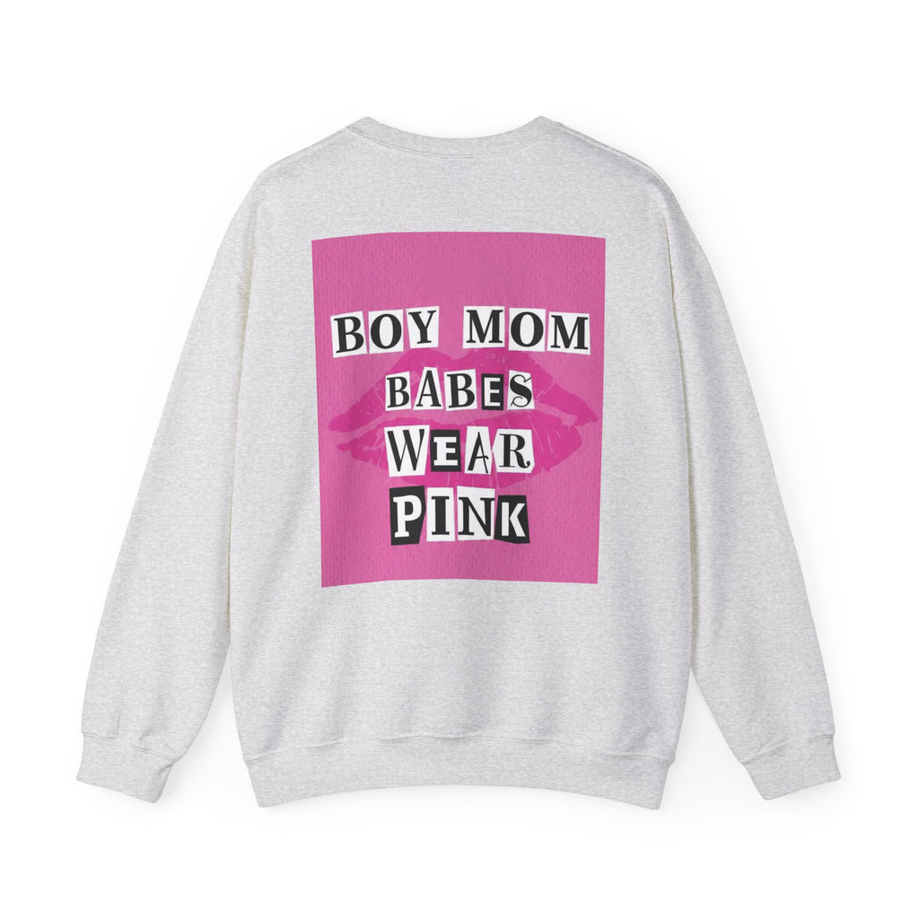 Boy Mom Babes Wear Pink - Graphic Sweatshirt