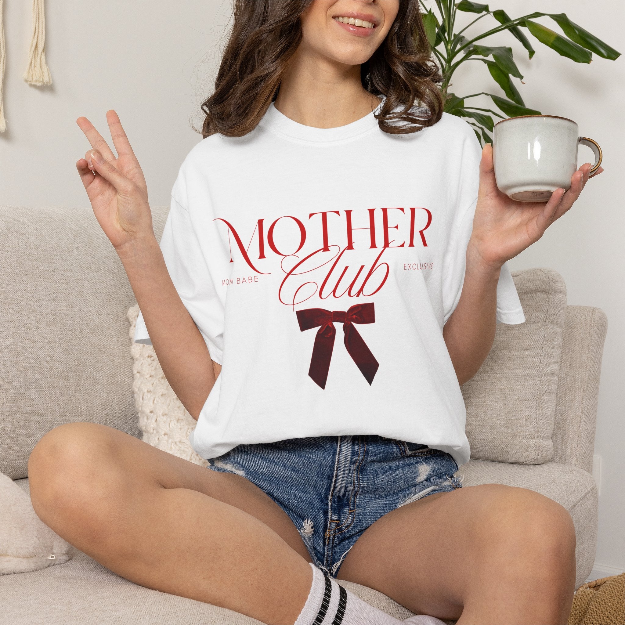 Mother Club Mom Babe Exclusive Tee - Ruby