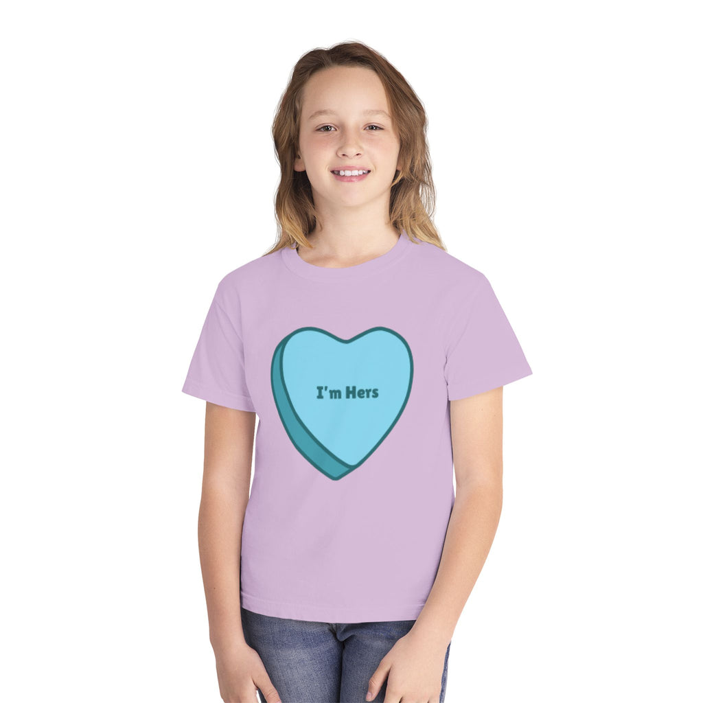 Children's - I'm Hers - Conversation Heart Graphic Tee
