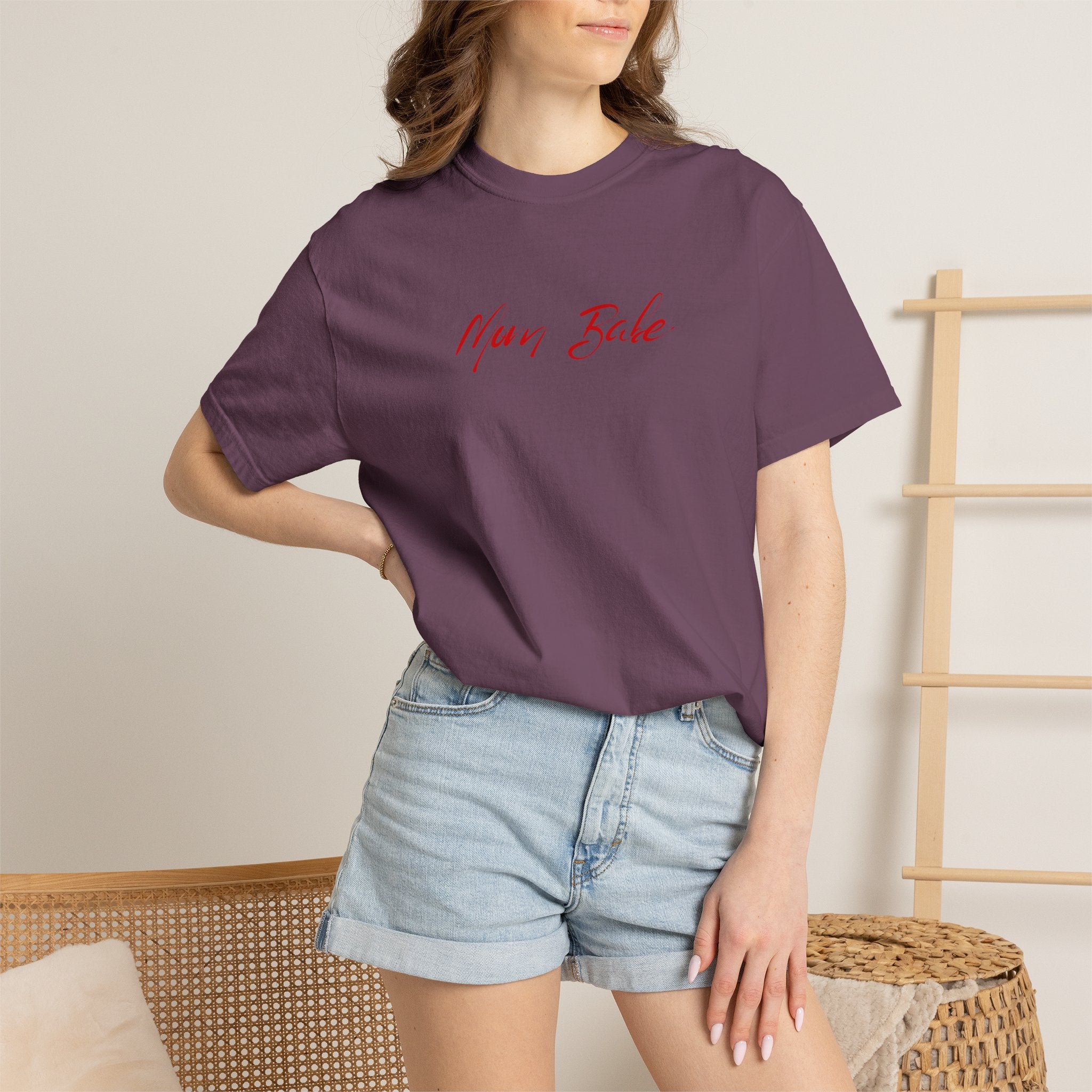 Fit Mom Social Club - Mom Babe Tee Red