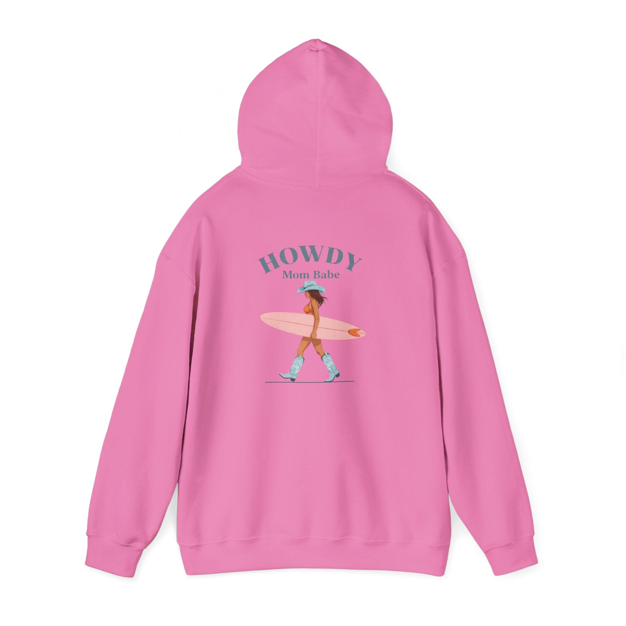 Howdy Mom Babe — Surf Girl Graphic Hoodie