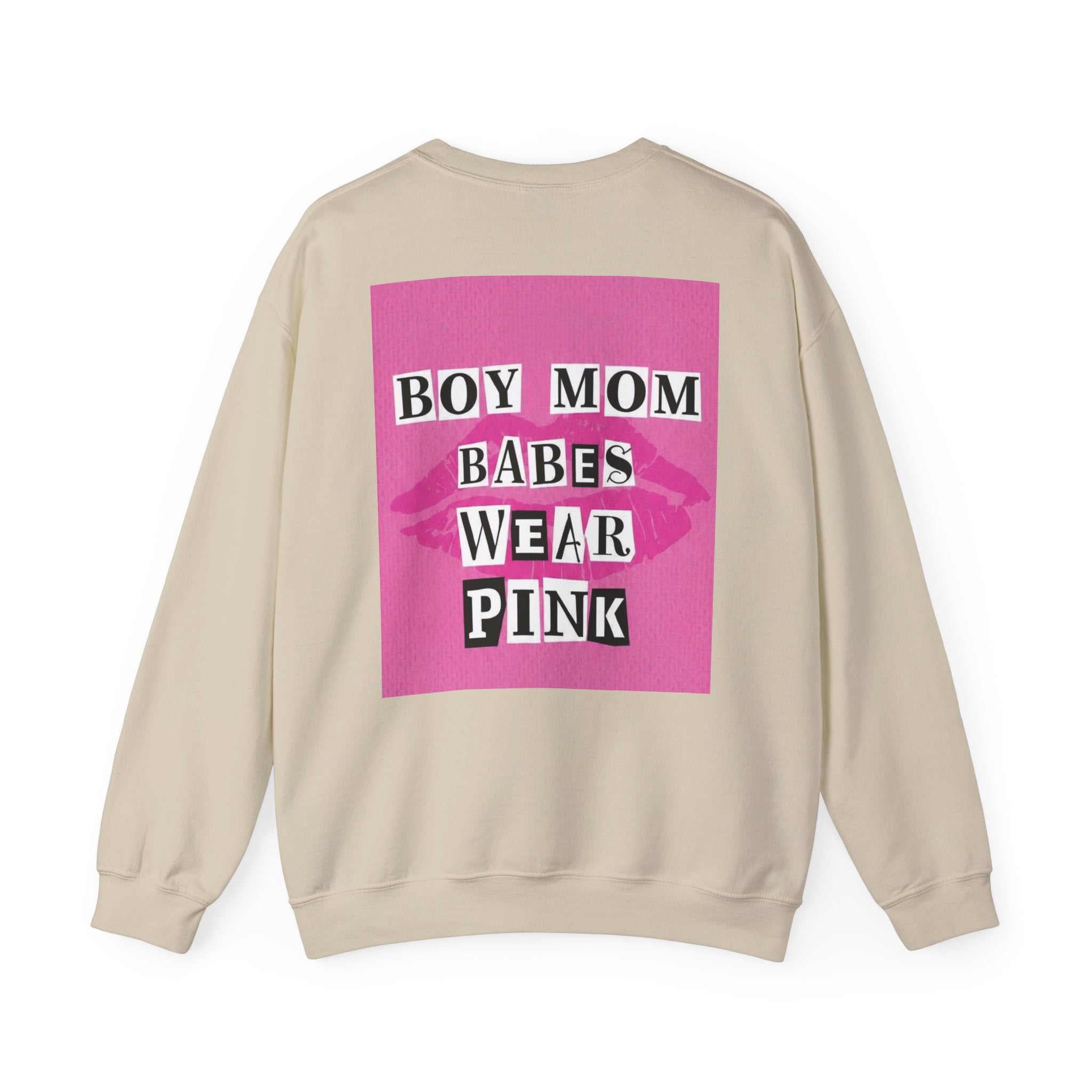 Boy Mom Babes Wear Pink - Graphic Sweatshirt