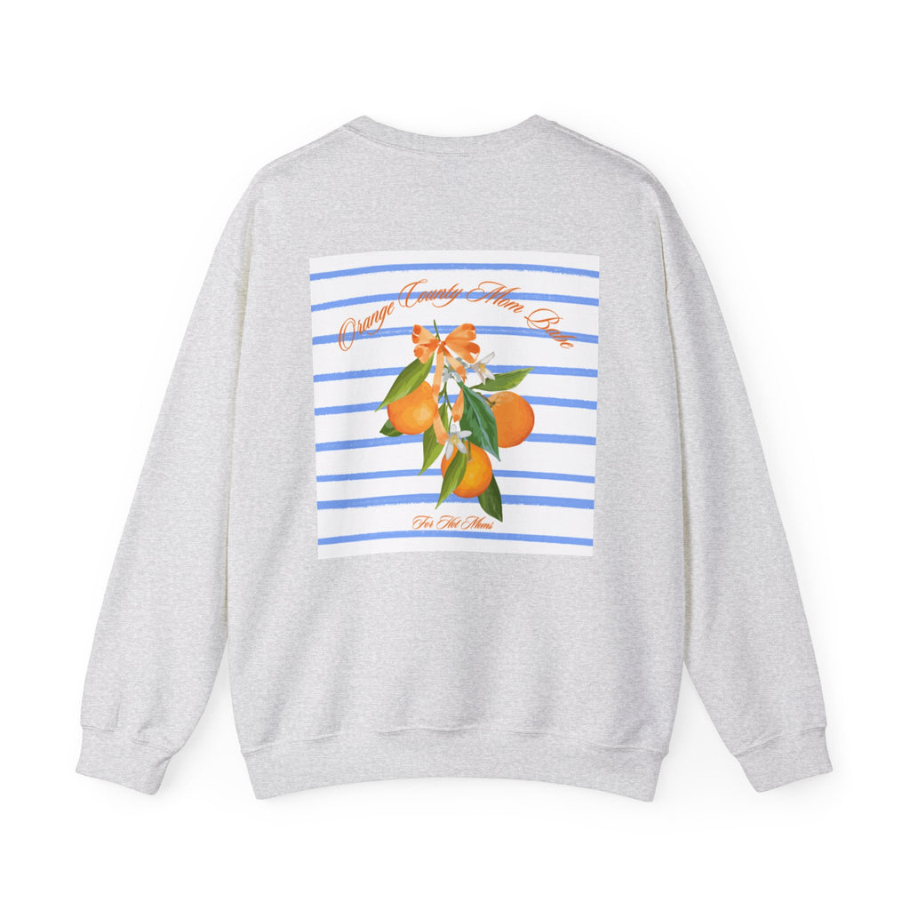 Orange County Mom Babe — Orange Blossom Graphic Sweatshirt