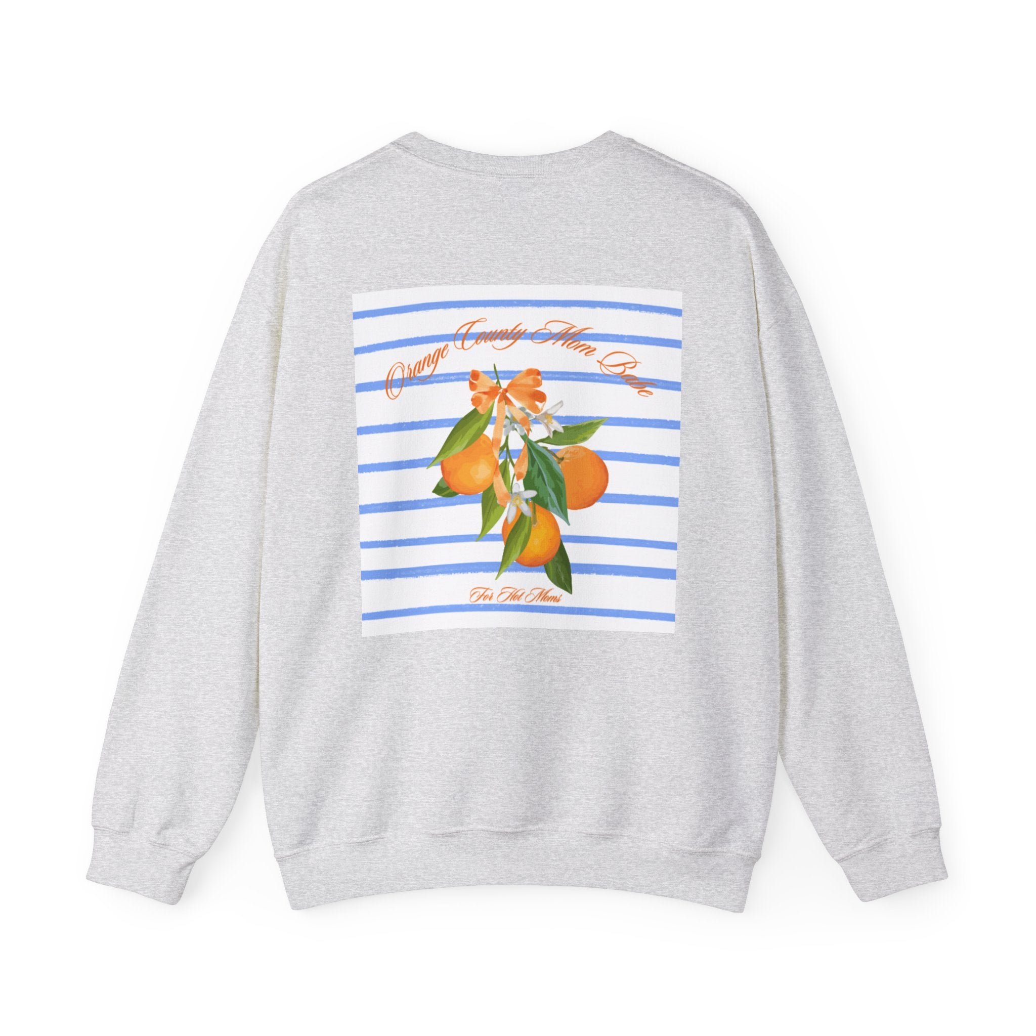 Orange County Mom Babe — Orange Blossom Graphic Sweatshirt