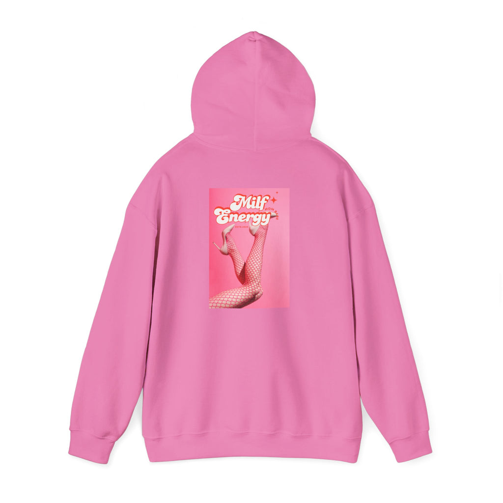 MILF Energy Mom Babe — Fishnet Graphic Hoodie