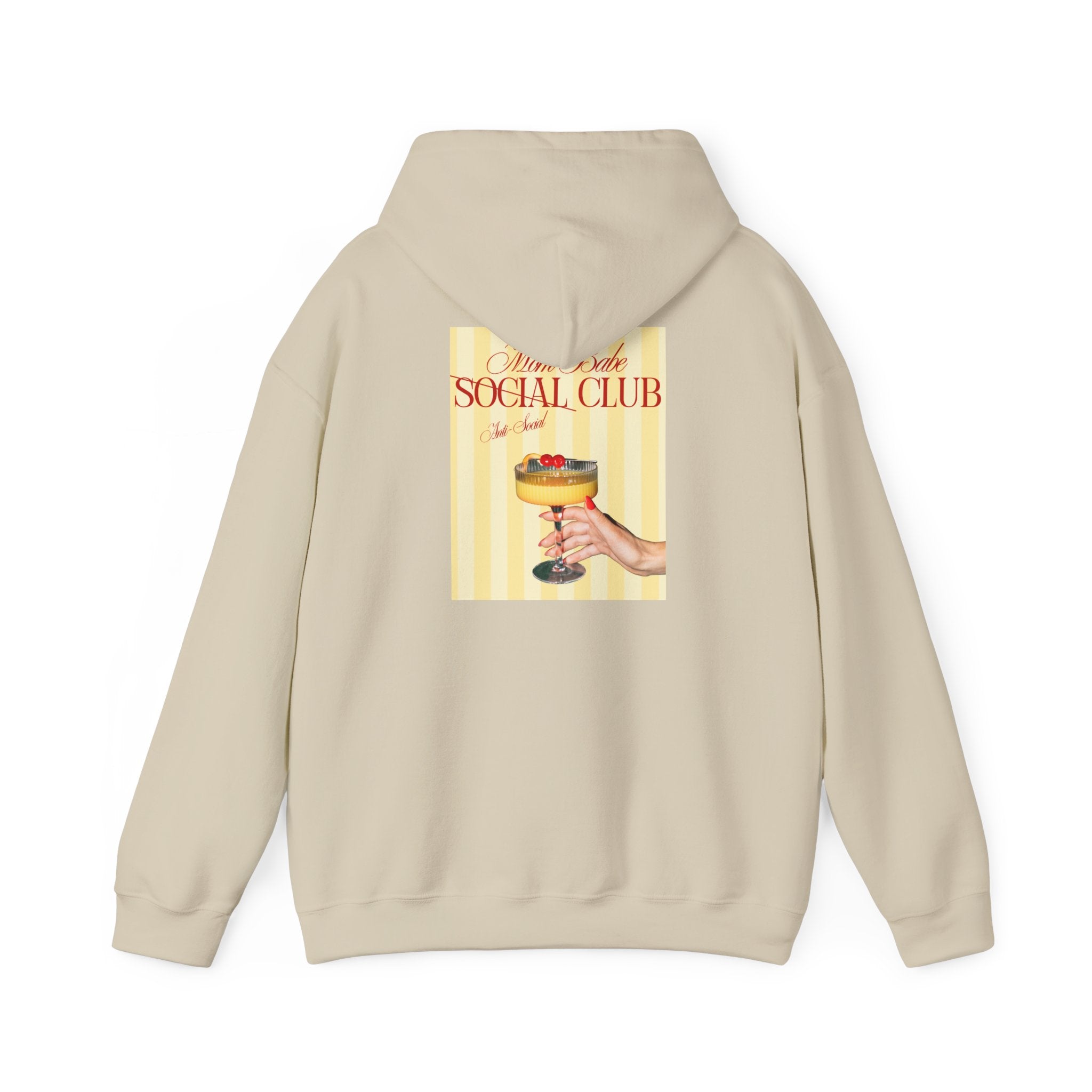 Mom Babe Anti-Social Club - Cocktail Graphic Hoodie