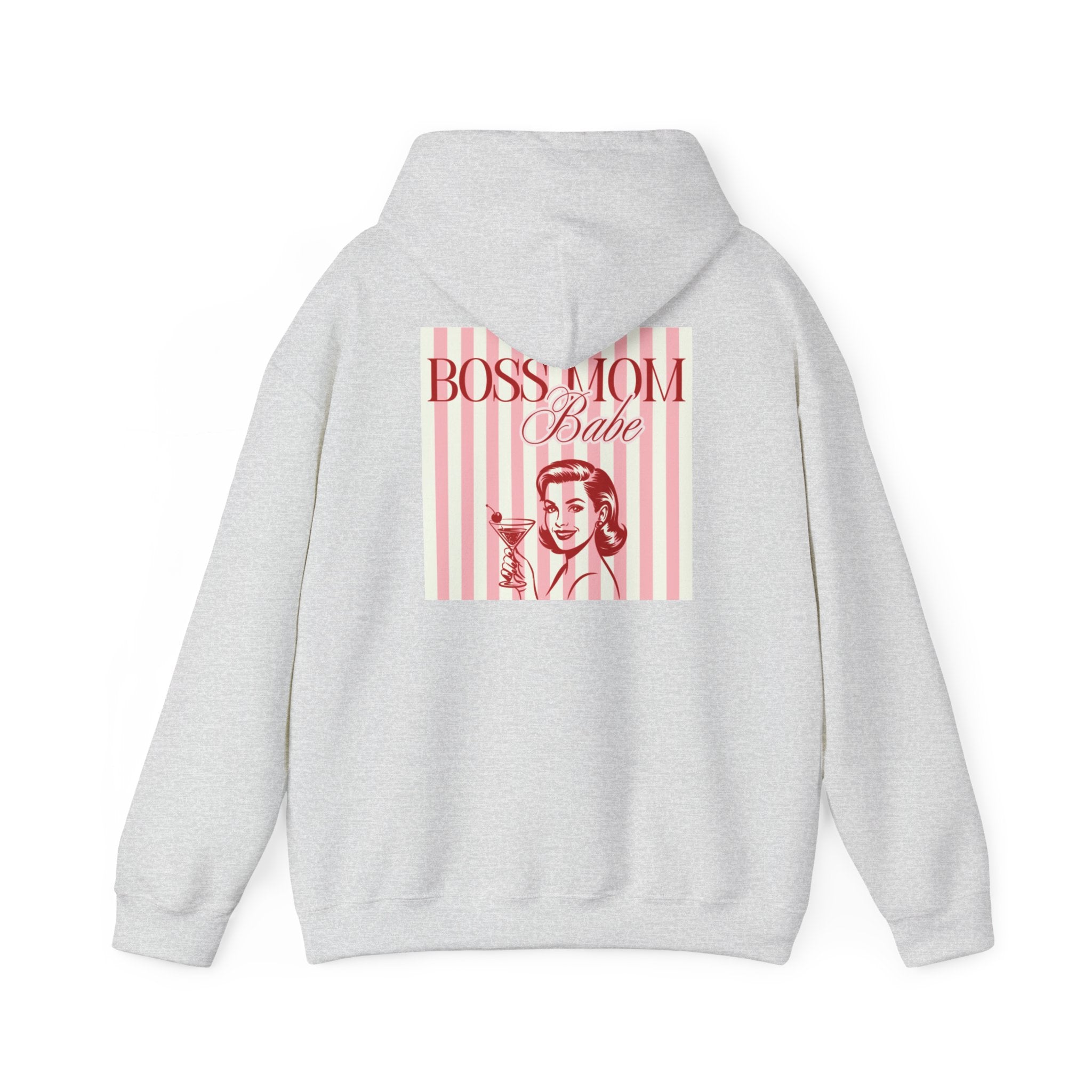 Boss Mom Babe — Vintage Retro Graphic Hoodie
