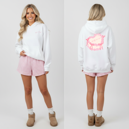 Mom Babe Literally Just a Girl - Cake Graphic Hoodie