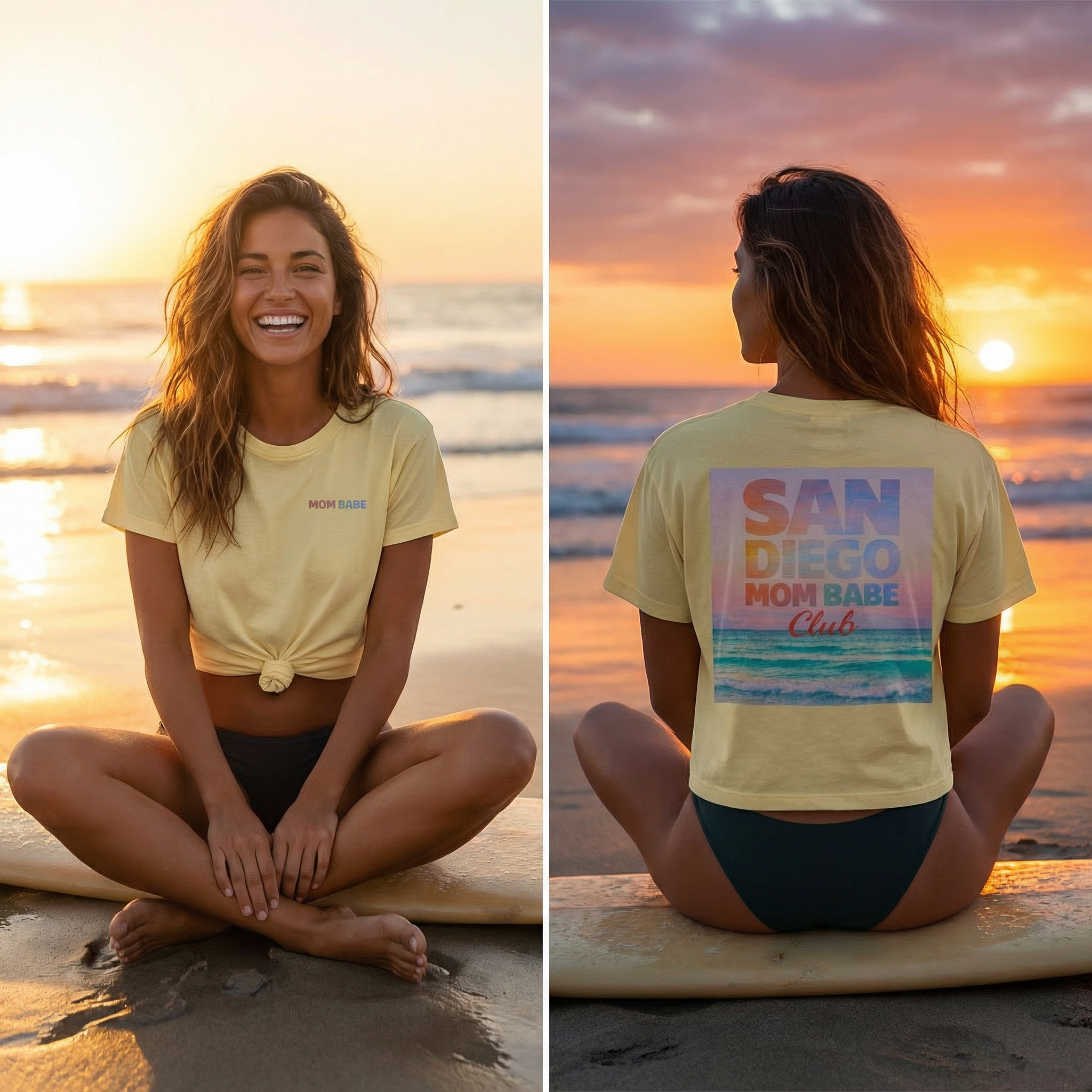 San Diego Mom Babe Club — Beach Graphic Tee