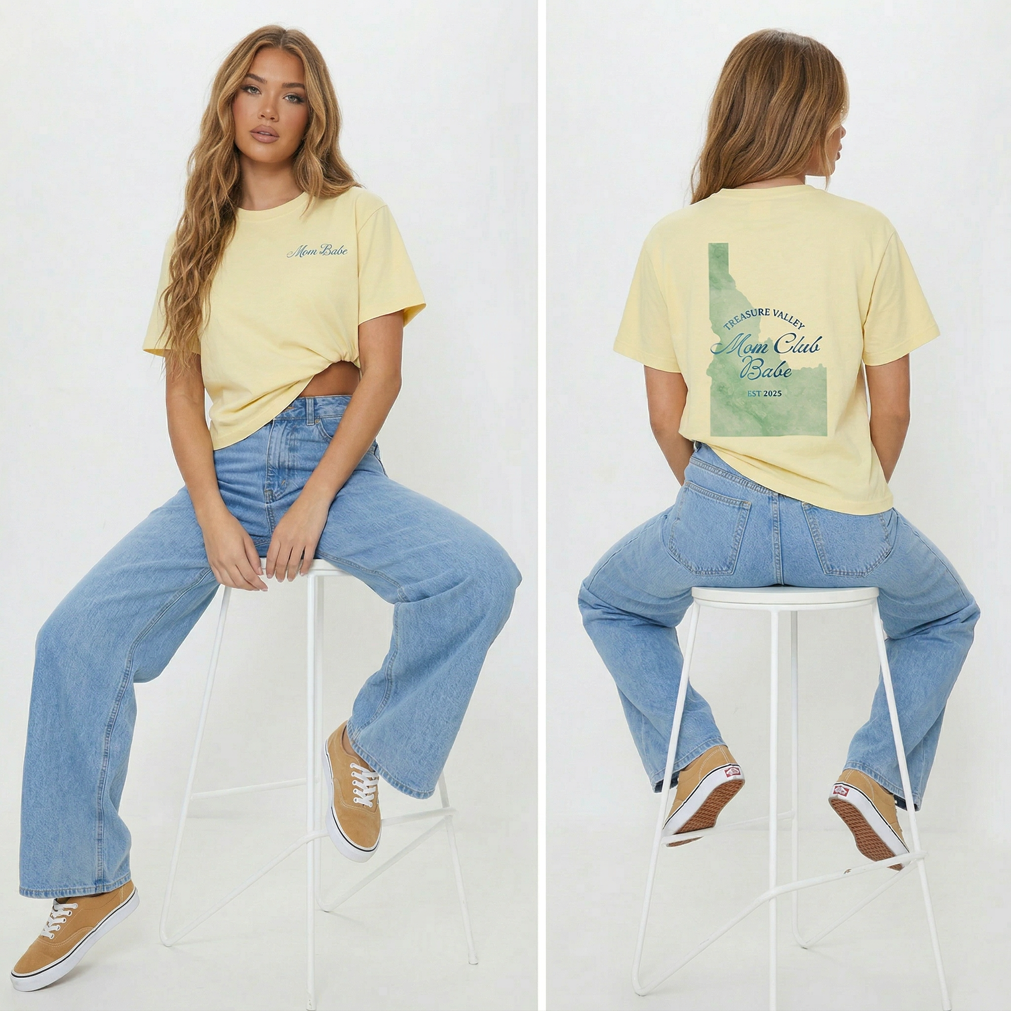 Treasure Valley Mom Club Babe  — Idaho Graphic Tee